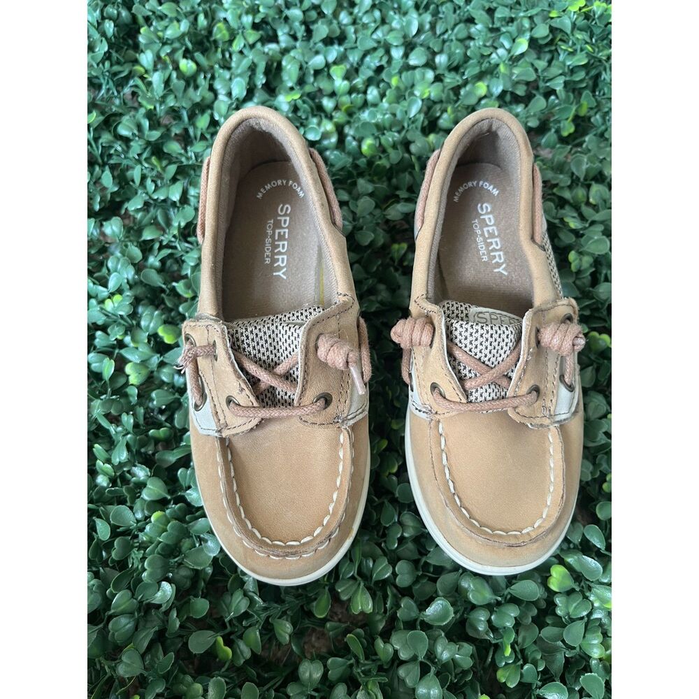 11c Sperry Boat Shoes Kids Tan Classics